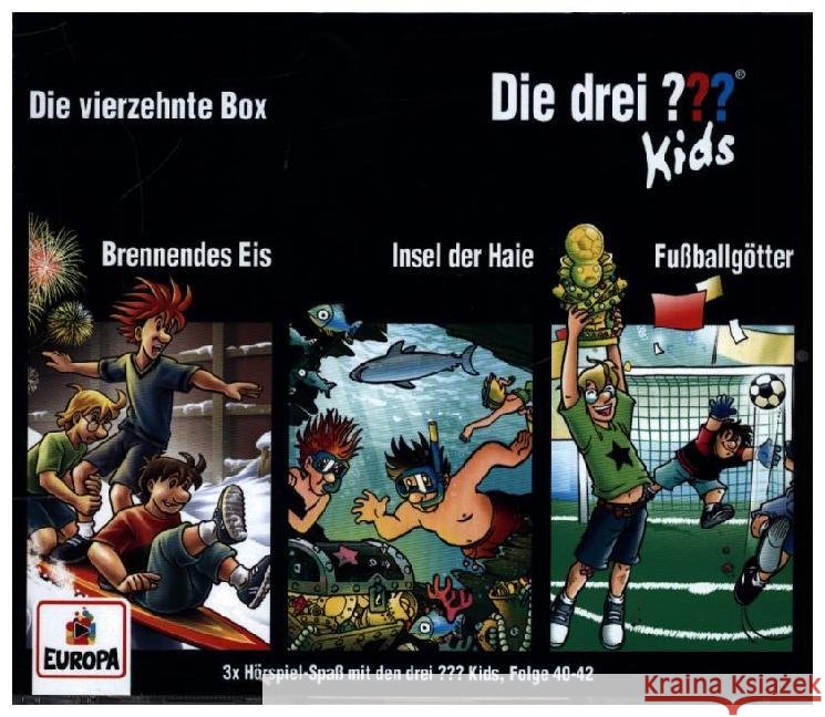 Die drei ??? Kids 3er Box. Box.14, 3 Audio-CDs : Folge 40-42  9783803233196 United Soft Media (USM) - książka