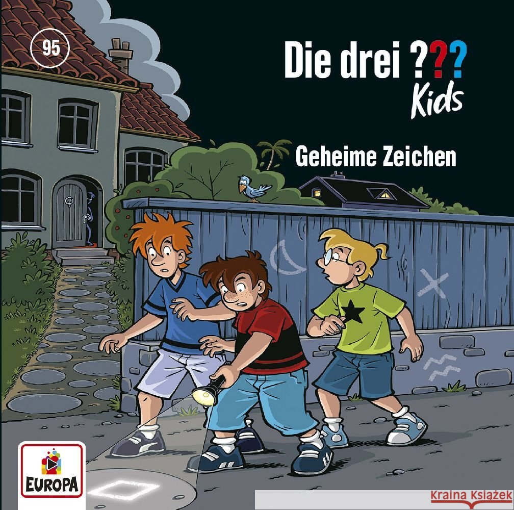 Die drei ??? Kids 95 Geheime Zeichen, 1 Audio-CD  9783803260789 Sony Music Entertainment - książka