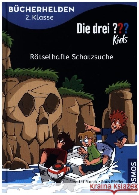 Die drei ??? Kids, Bücherhelden 2. Klasse, Rätselhafte Schatzsuche Blanck, Ulf, Pfeiffer, Boris 9783440185827 Kosmos (Franckh-Kosmos) - książka