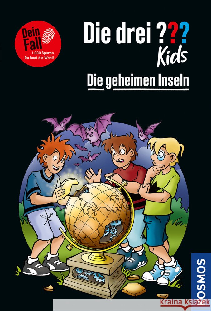 Die drei ??? Kids Dein Fall, Die geheimen Inseln Pfeiffer, Boris 9783440184479 Kosmos (Franckh-Kosmos) - książka