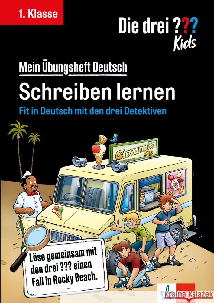Die drei ??? Kids: Mein Übungsheft Deutsch 1. Klasse - Schreiben lernen  9783129498453 Klett Lerntraining - książka