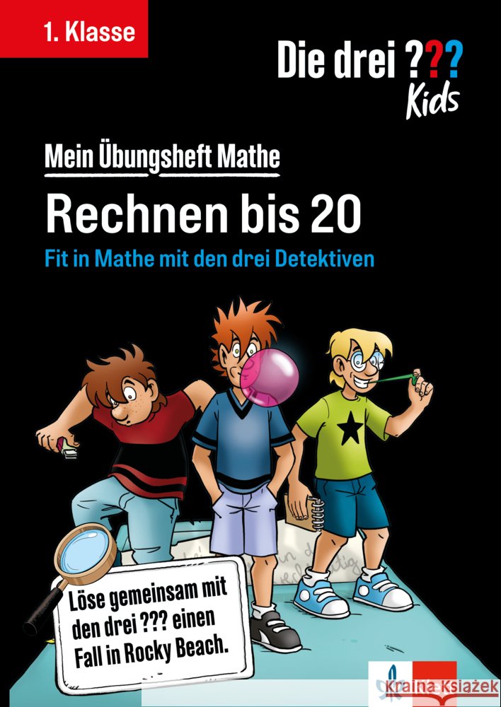 Die drei ??? Kids: Mein Übungsheft Mathe 1. Klasse - Rechnen bis 20  9783129498439 Klett Lerntraining - książka