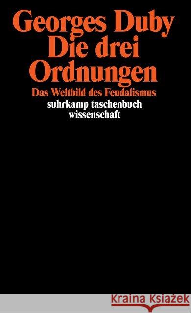 Die drei Ordnungen Duby, Georges 9783518281963 Suhrkamp - książka