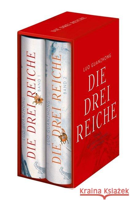 Die Drei Reiche, 2 Bde. : Roman Luo Guanzhong 9783100270412 S. FISCHER - książka