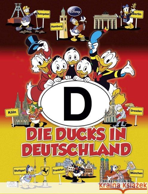 Die Ducks in Deutschland Gulbransson, Jan; Disney, Walt 9783770437207 Ehapa Comic Collection - książka