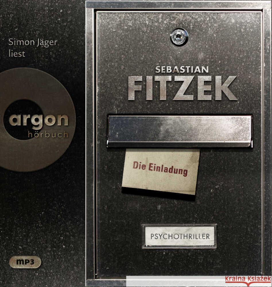 Die Einladung, 1 Audio-CD, 1 MP3 Fitzek, Sebastian 9783839897768 Argon Verlag - książka