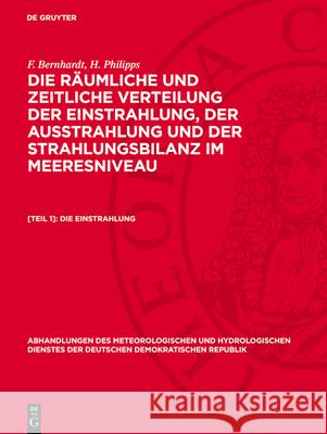 Die Einstrahlung  9783112783542 De Gruyter (JL) - książka