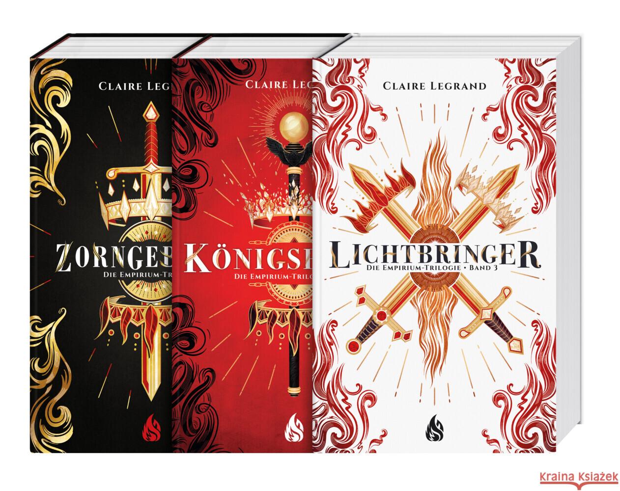 Die Empirium-Trilogie Band 1-3 Legrand, Claire 9783038802525 Atrium Verlag - książka