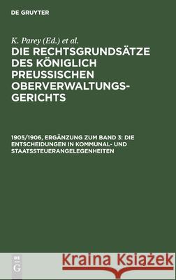 Die Entscheidungen in Kommunal- Und Staatssteuerangelegenheiten G Kautz, No Contributor 9783112607831 De Gruyter - książka
