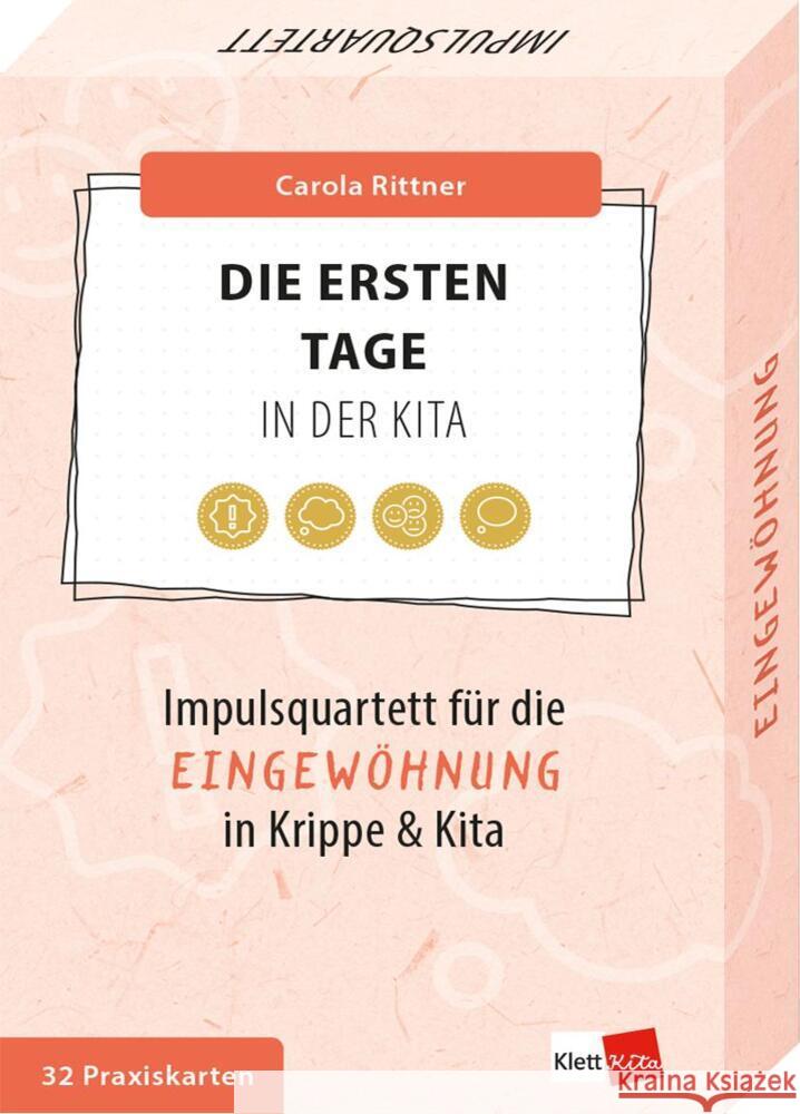 Die ersten Tage in der Kita Rittner, Carola 9783960463467 Klett Kita - książka