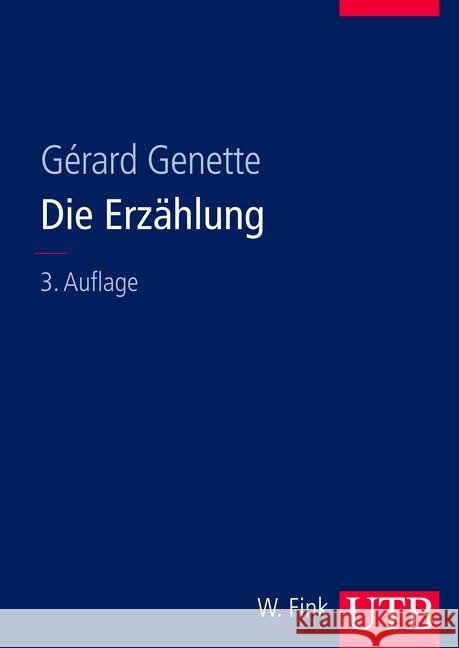 Die Erzählung Genette, Gerard   9783825280833 UTB - książka