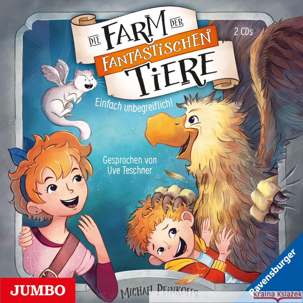 Die Farm der fantastischen Tiere. Einfach unbegreiflich!, 2 Audio-CD Peinkofer, Michael 9783833742699 Jumbo Neue Medien - książka