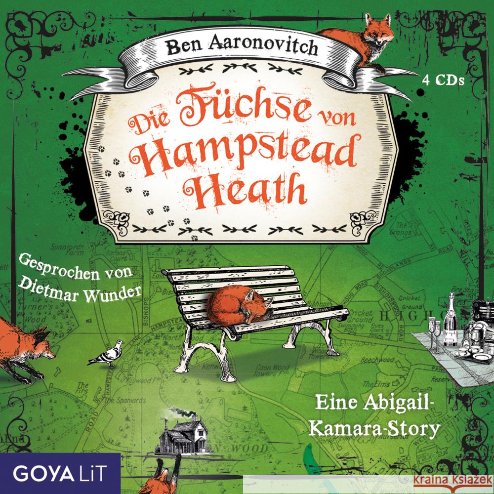 Die Füchse von Hampstead Heath, 4 Audio-CD Aaronovitch, Ben 9783833743634 Jumbo Neue Medien - książka