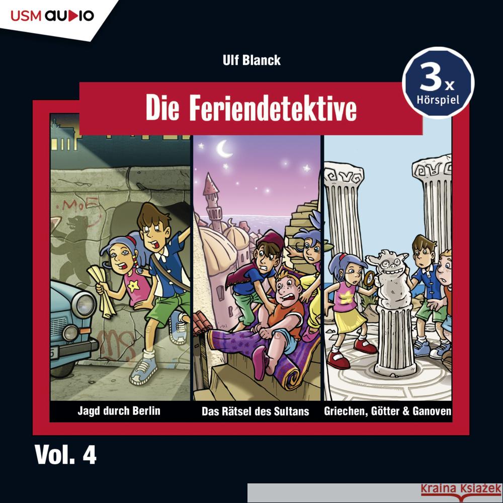 Die Feriendetektive 3-er Hörbox 4, 3 Audio-CD Blanck, Ulf 9783803239167 United Soft Media (USM) - książka