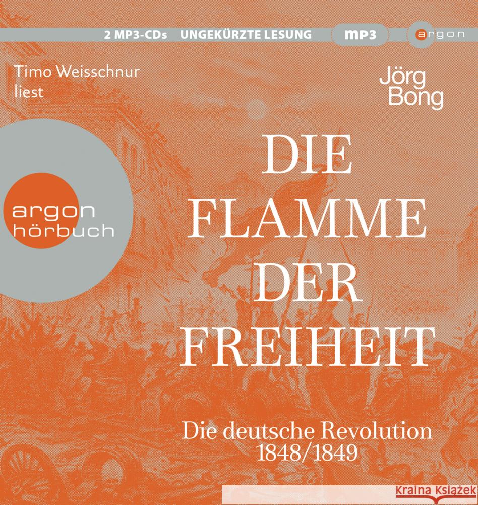 Die Flamme der Freiheit, 2 Audio-CD, 2 MP3 Bong, Jörg 9783839820094 Argon Verlag - książka