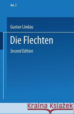 Die Flechten Gustav Lindau Gustav Lindau 9783642890666 Springer - książka