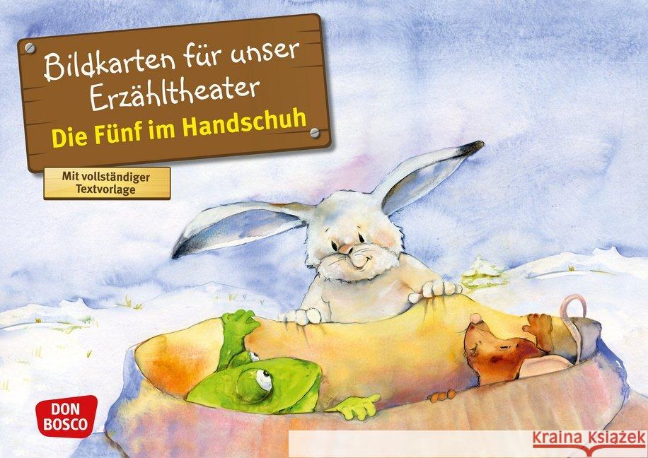 Die Fünf im Handschuh : Endecken. Erzählen. Begreifen. Kamishibai Bildkartenset  4260179514463 Don Bosco Medien - książka