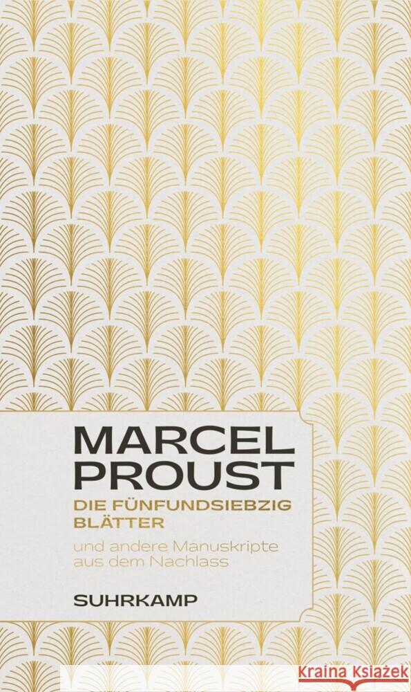 Die fünfundsiebzig Blätter Proust, Marcel 9783518430897 Suhrkamp - książka