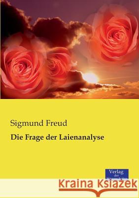 Die Frage der Laienanalyse Sigmund Freud 9783957002211 Vero Verlag - książka