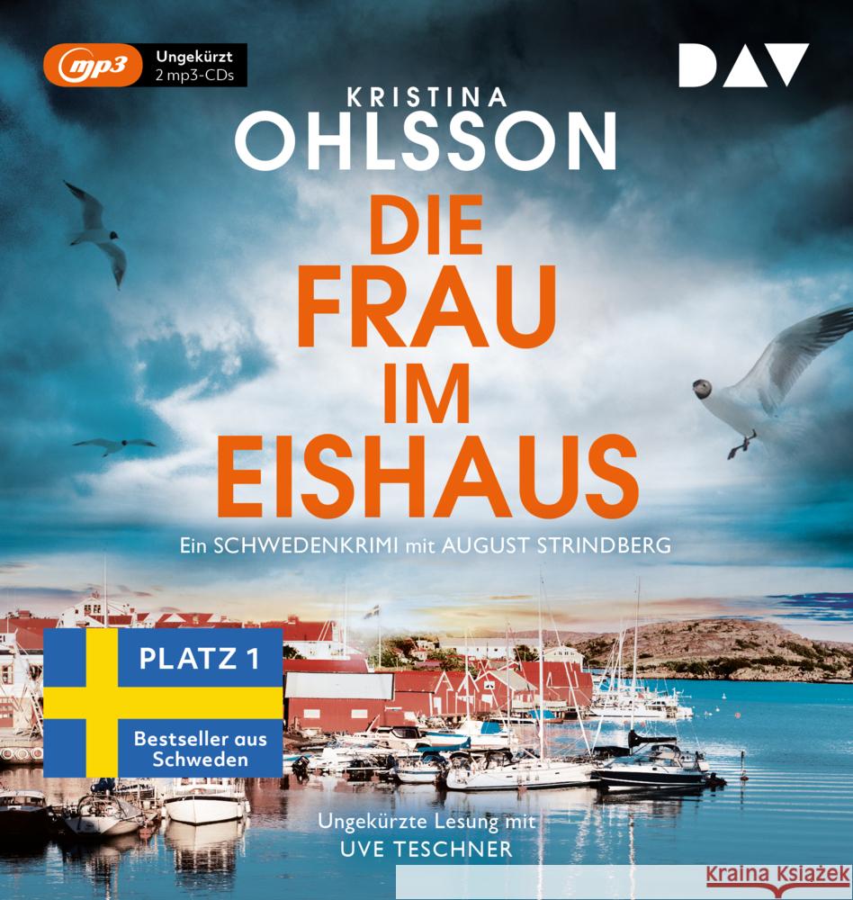 Die Frau im Eishaus. Ein Schwedenkrimi mit August Strindberg, 2 Audio-CD, 2 MP3 Ohlsson, Kristina 9783742432476 Der Audio Verlag, DAV - książka