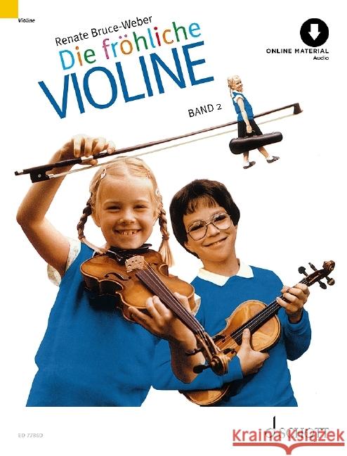 Die fröhliche Violine Bruce-Weber, Renate 9783795721619 Schott Music, Mainz - książka