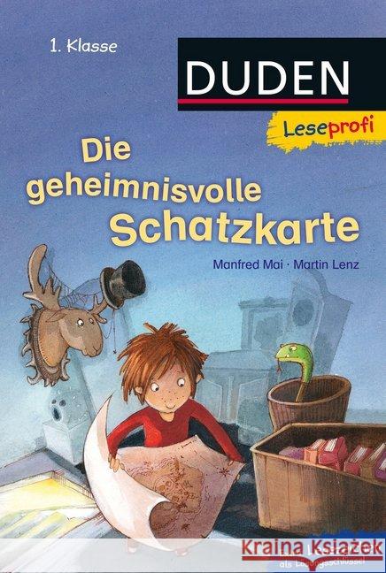 Die geheimnisvolle Schatzkarte : Extra: Lesezeichen als Lösungsschlüssel Mai, Manfred; Lenz, Martin 9783737332187 FISCHER Duden - książka