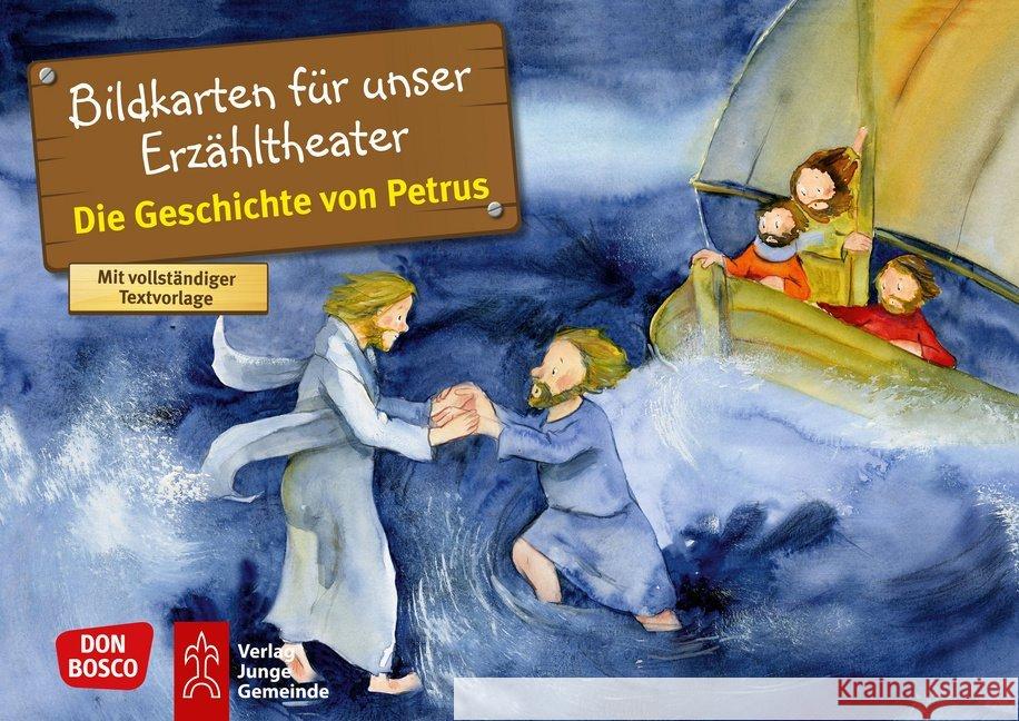 Die Geschichte von Petrus : Entdecken. Erzählen. Begreifen. Kamishibai Bildkartenset. Nommensen, Klaus-Uwe 4260179514401 Don Bosco Medien - książka