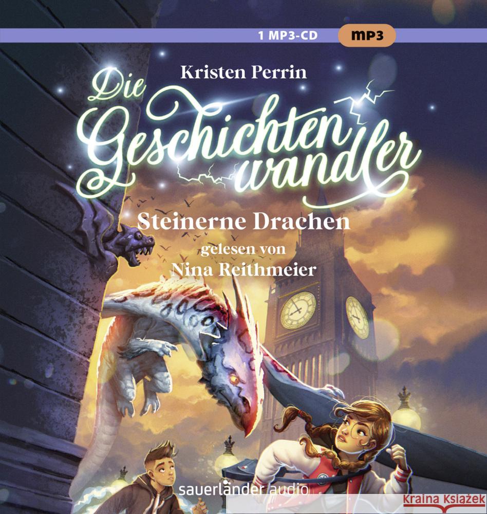 Die Geschichtenwandler - Steinerne Drachen, 1 Audio-CD, 1 MP3 Perrin, Kristen 9783839844243 Argon Verlag - książka