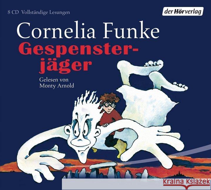 Die Gespensterjäger-Box, 8 Audio-CDs : Gespensterjäger in großer Gefahr; Gespensterjäger in der Gruselburg; Gespensterjäger im Feuerspuk; Gespensterjäger auf eisiger Spur. Vollständige Lesungen Funke, Cornelia 9783867179829 DHV Der HörVerlag - książka