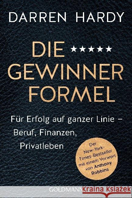 Die Gewinnerformel Hardy, Darren 9783442178957 Goldmann - książka