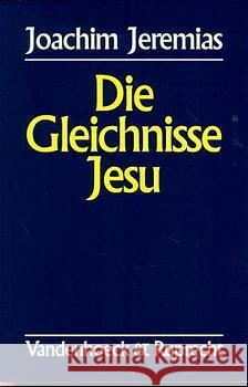 Die Gleichnisse Jesu Joachim Jeremias 9783525535141 Vandehoeck & Ruprecht - książka