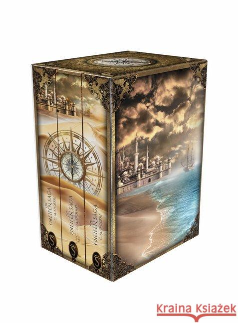 Die Greifen-Saga, 3 Bde. : Die komplette Trilogie im Schuber Spoerri, C. M. 9783038961222 Sternensand Verlag - książka