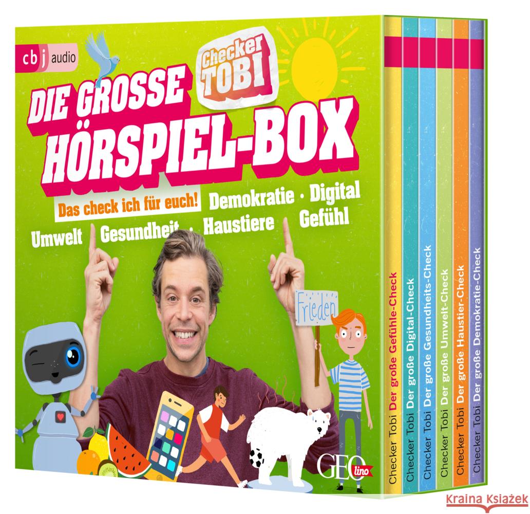 Die große Checker-Tobi-Hörspiel-Box, 6 Audio-CD Eisenbeiß, Gregor 9783759901392 cbj audio - książka