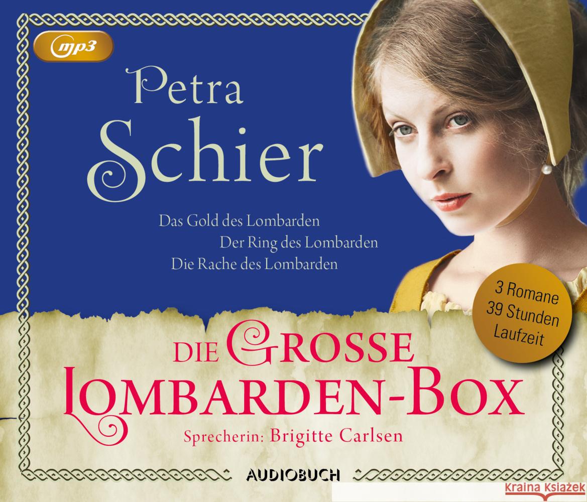 Die große Lombarden-Box, 3 Audio-CD, MP3 Schier, Petra 9783958628090 Audiobuch Verlag - książka