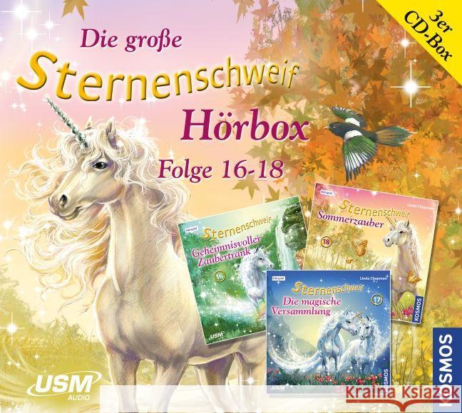 Die große Sternenschweif Hörbox. Folge.16-18, 3 Audio-CDs Chapman, Linda 9783803236951 United Soft Media (USM) - książka