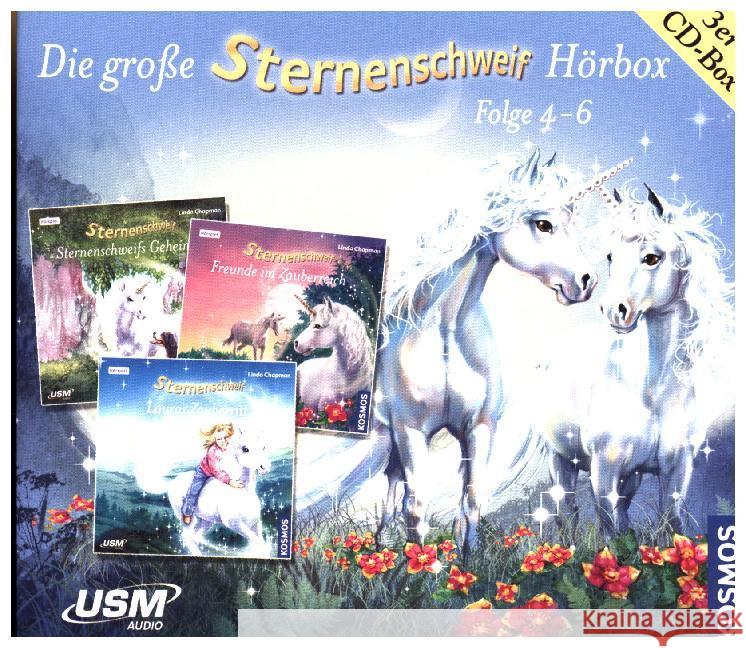 Die große Sternenschweif Hörbox. Folge. 4-6, 3 Audio-CDs Chapman, Linda 9783803236913 United Soft Media (USM) - książka