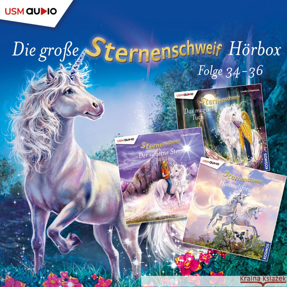 Die große Sternenschweif Hörbox Folgen 34-36 (3 Audio CDs), 3 Audio-CD Chapman, Linda 9783803237415 United Soft Media (USM) - książka