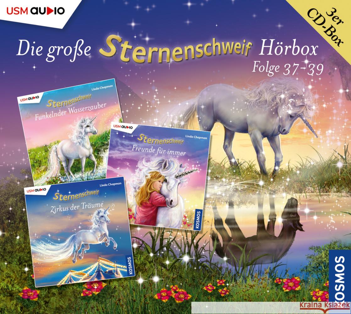 Die große Sternenschweif Hörbox Folgen 37-39 (3 Audio CDs), 3 Audio-CD Chapman, Linda 9783803237422 United Soft Media (USM) - książka