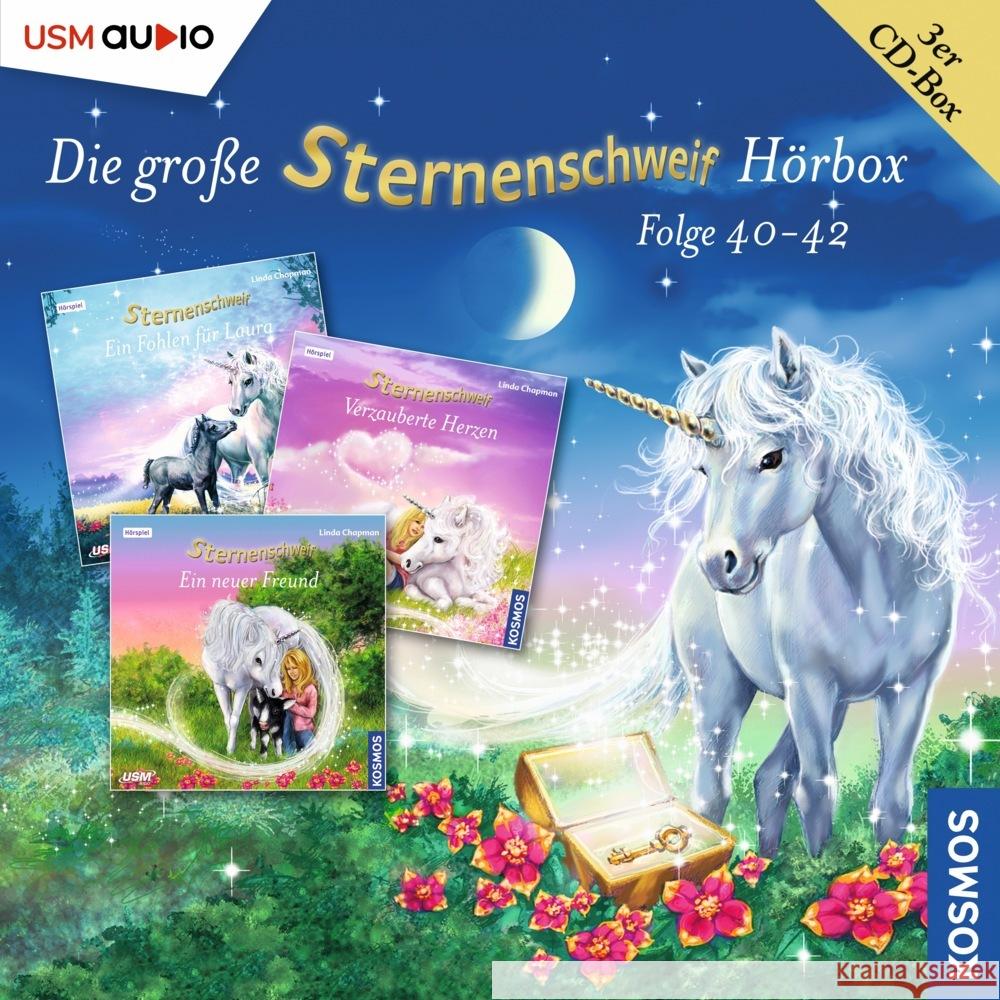 Die große Sternenschweif Hörbox Folgen 40-42 (3 Audio CDs), 3 Audio-CD Chapman, Linda 9783803237439 United Soft Media (USM) - książka
