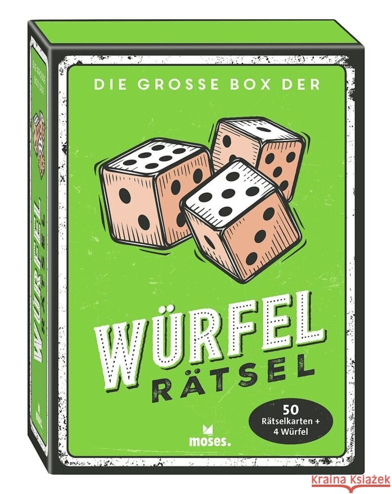 Die große Box der Würfelrätsel Kessel, Carola von 4033477921505 moses. Verlag - książka