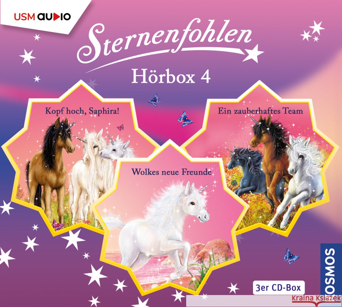 Die große Sternenfohlen Hörbox Folgen 10-12 (3 Audio CDs), 3 Audio-CD Chapman, Linda 9783803231932 United Soft Media (USM) - książka