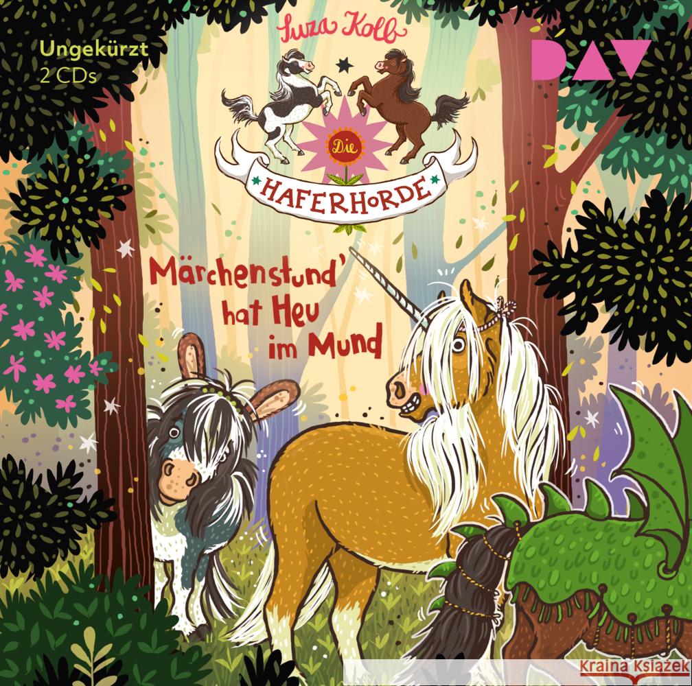 Die Haferhorde - Märchenstund' hat Heu im Mund, 2 Audio-CD Kolb, Suza 9783742418333 Der Audio Verlag, DAV - książka