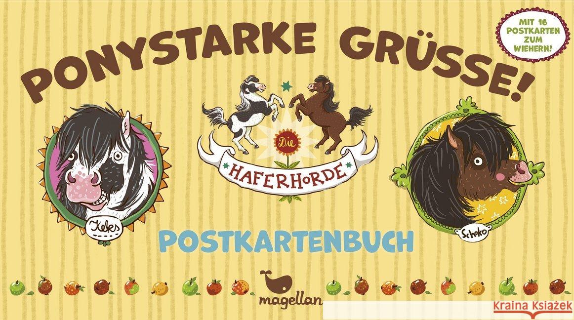 Die Haferhorde - Ponystarke Grüße! - Postkartenbuch Kolb, Suza 4280000943125 Magellan - książka