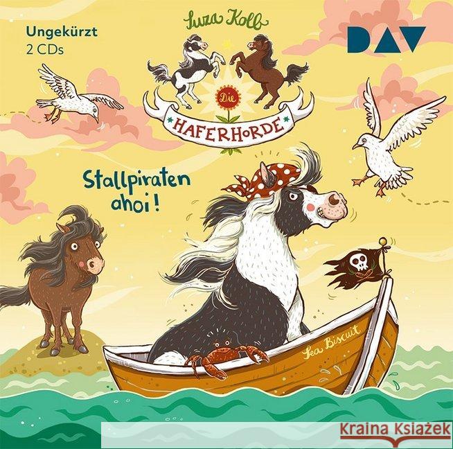 Die Haferhorde - Stallpiraten ahoi!, 2 Audio-CDs : Ungekürzte Lesung Kolb, Suza 9783862316540 Der Audio Verlag, DAV - książka