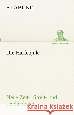 Die Harfenjule Klabund 9783842491236 TREDITION CLASSICS - książka