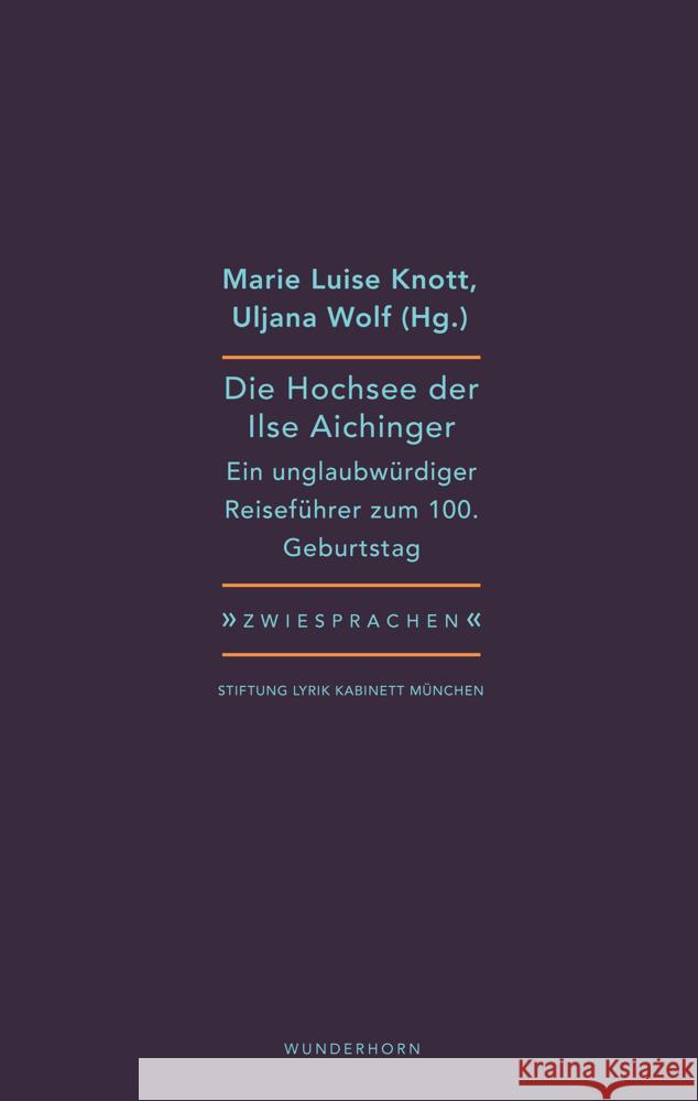 Die Hochsee der Ilse Aichinger  9783884236567 Wunderhorn - książka