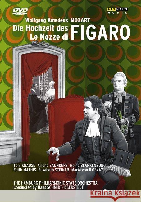 Die Hochzeit des Figaro, 1 DVD Mozart, Wolfgang Amadeus 0807280126396 Arthaus Musik - książka