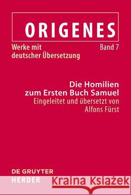 Die Homilien Zum Ersten Buch Samuel  9783110300888 De Gruyter - książka