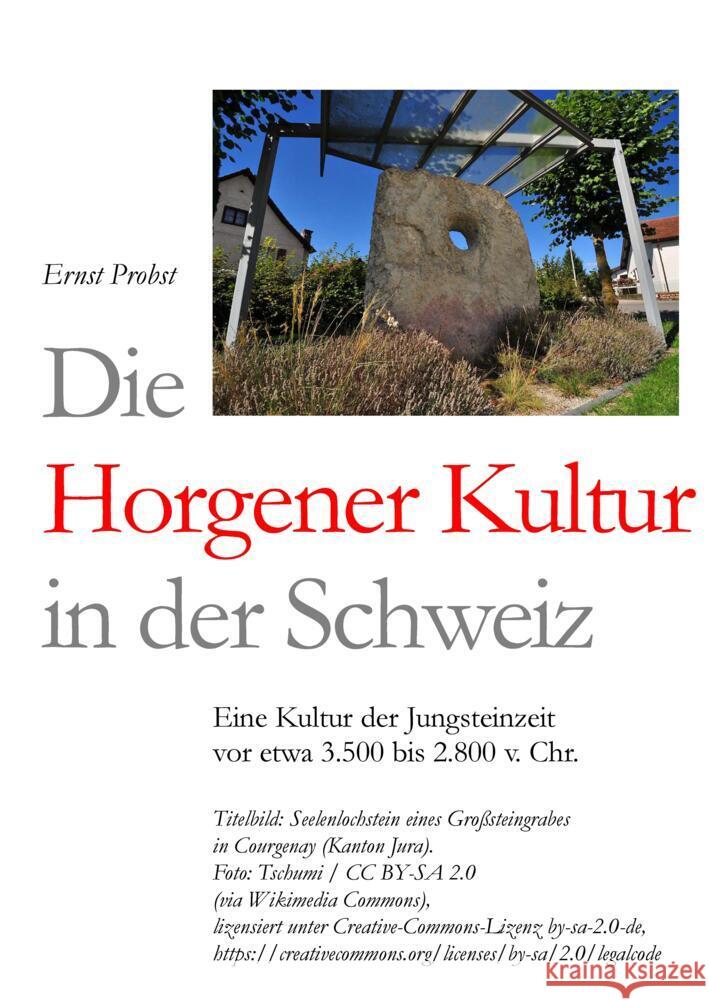 Die Horgener Kultur in der Schweiz Probst, Ernst 9783384461780 tredition - książka