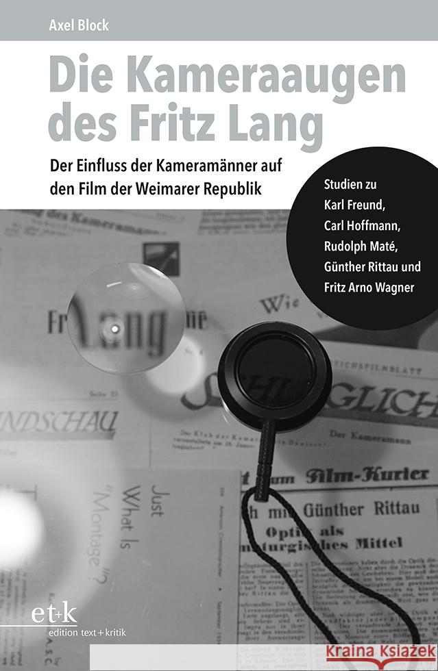 Die Kameraaugen des Fritz Lang Block, Axel 9783967074215 Edition Text und Kritik - książka